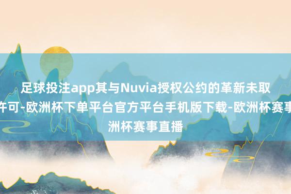 足球投注app其与Nuvia授权公约的革新未取得其许可-欧洲杯下单平台官方平台手机版下载-欧洲杯赛事直播
