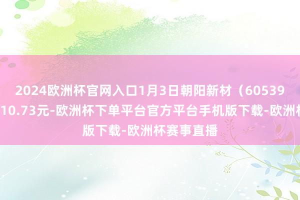 2024欧洲杯官网入口1月3日朝阳新材（605399）收盘报10.73元-欧洲杯下单平台官方平台手机版下载-欧洲杯赛事直播