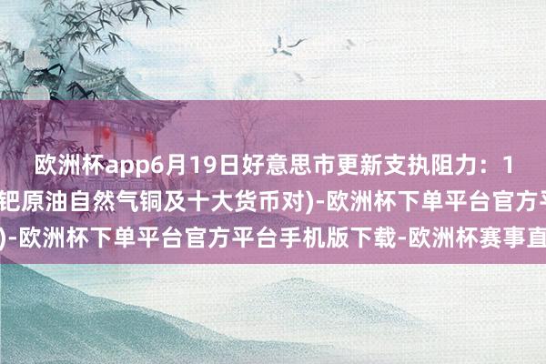 欧洲杯app6月19日好意思市更新支执阻力：18品种支执阻力(金银铂钯原油自然气铜及十大货币对)-欧洲杯下单平台官方平台手机版下载-欧洲杯赛事直播
